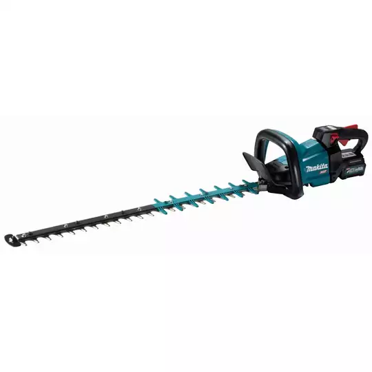 akumulatorowe nożyce do żywopłotu 40V max, długość ostrza 75 cm, Makita [UH005GD201] 2x2,5Ah, Li-Ion, XGT