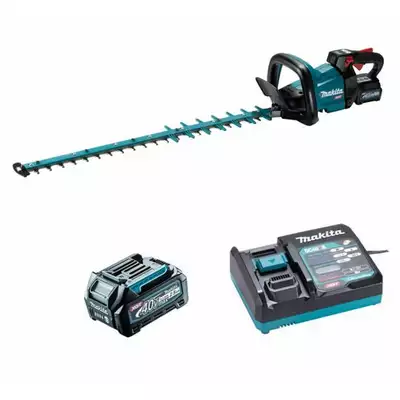 akumulatorowe nożyce do żywopłotu 40V max, długość ostrza 75 cm, Makita [UH009GD201] 2x2,5Ah, Li-Ion, XGT