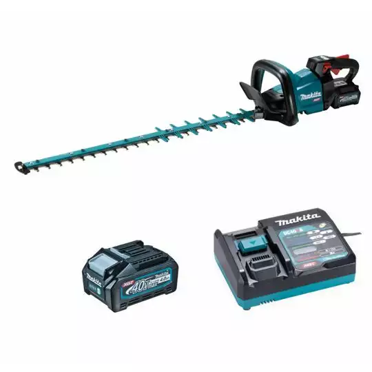akumulatorowe nożyce do żywopłotu 40V max, długość ostrza 75 cm, Makita [UH009GM201] 2x4,0Ah, Li-Ion, XGT