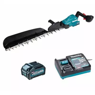 akumulatorowe nożyce do żywopłotu z listwą na ścinki, 40V max, długość ostrza 60 cm, Makita [UH013GM101] 1x4,0Ah, Li-Ion, XGT