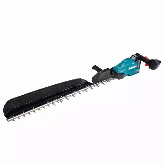 akumulatorowe nożyce do żywopłotu z listwą na ścinki, 40V max, długość ostrza 75 cm, Makita [UH014GM101] 1x4,0Ah, Li-Ion, XGT