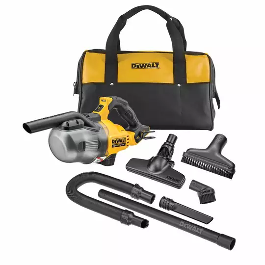akumulatorowy odkurzacz na sucho z akcesoriami 18V Li-Ion, XR DeWalt [DCV501LN-XJ] torba
