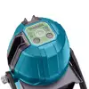 akumulatorowy, samopoziomujący laser wielowiązkowy z wiązką zieloną, 12V max, Makita [SK20GDZ] Li-Ion