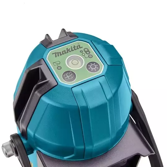 akumulatorowy, samopoziomujący laser wielowiązkowy z wiązką zieloną, 12V max, Makita [SK20GDZ] Li-Ion