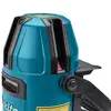 akumulatorowy, samopoziomujący laser wielowiązkowy z wiązką zieloną, 12V max, Makita [SK20GDZ] Li-Ion