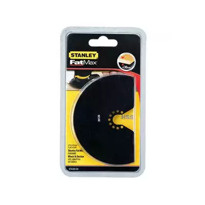 brzeszczot półokrągły do narzędzi wielofunkcyjnych, ∅100mm, do cięcia w drewnie, PVC i metalu, Stanley [STA26120-XJ]