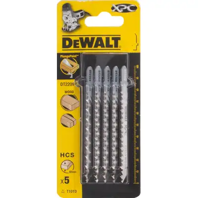 brzeszczoty do wyrzynarek 100mm do cięcia drewna 5 szt. DeWalt [DT2209-QZ]