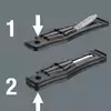 dźwignie / łyżki do opon rowerowych z 2 szt. końcówek 4 w1, Bicycle Set 15, Wera [05004182001]