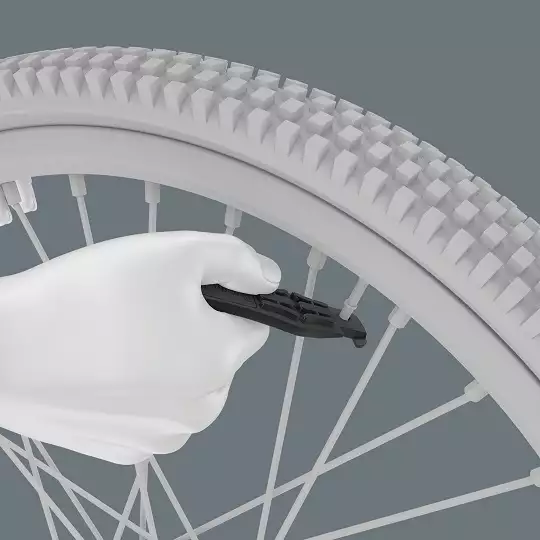 dźwignie / łyżki do opon rowerowych z 2 szt. końcówek 4 w1, Bicycle Set 15, Wera [05004182001]