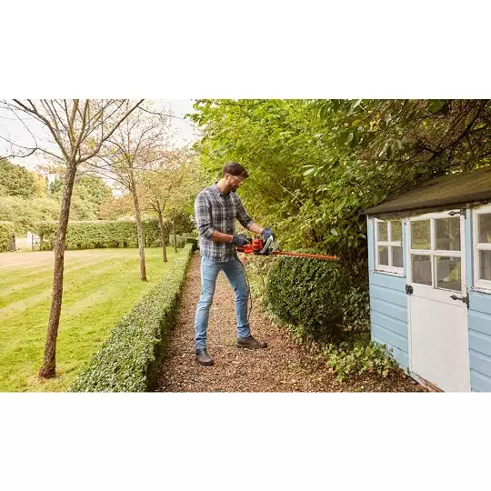 elektryczne nożyce do żywopłotu 55cm, 550W Black+Decker [BEHTS455-QS]