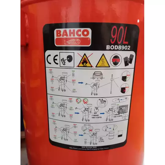 grawitacyjna zlewarka oleju 90l BAHCO [BOD8902]