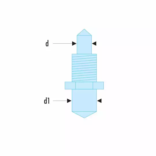 klucz hakowy do nakrętek z otworami nawierconymi na czole Facom [117.B]