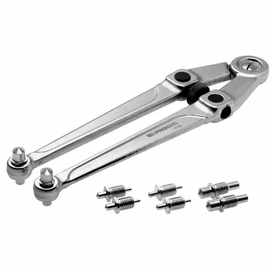 klucz hakowy do nakrętek z otworami nawierconymi na czole Facom [117.B]