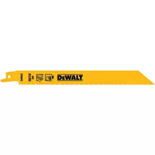 komplet 5 szt. brzeszczotów bagnetowych do plastiku 10/14Z, długość 203mm, DeWALT [DT2387-QZ]
