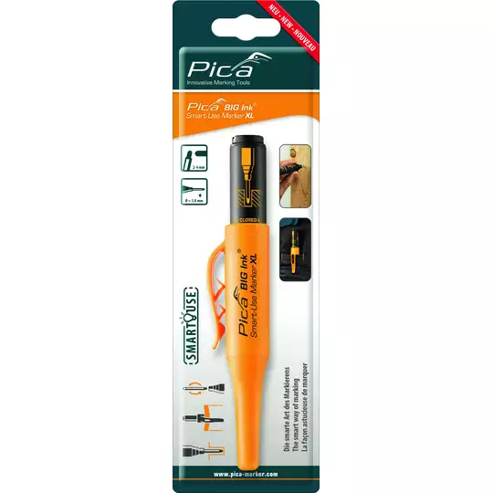 marker czarny XL do głębokich otworów 2mm, BIG Ink Pica [170/46]