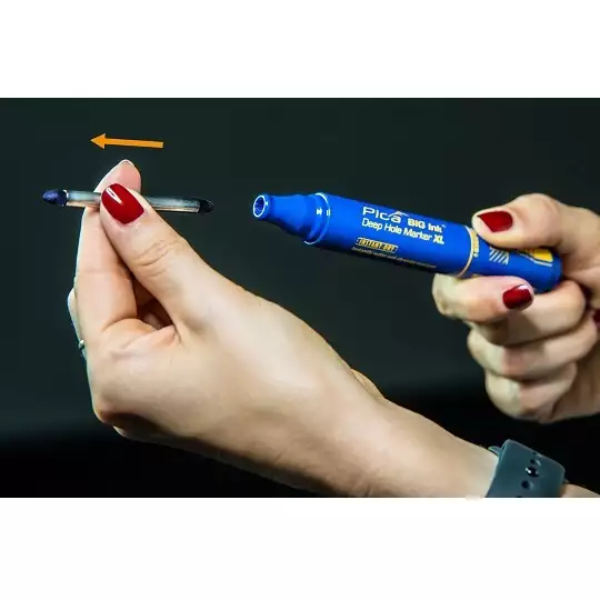 marker czarny XL do głębokich otworów 2mm, BIG Ink Pica [170/46]