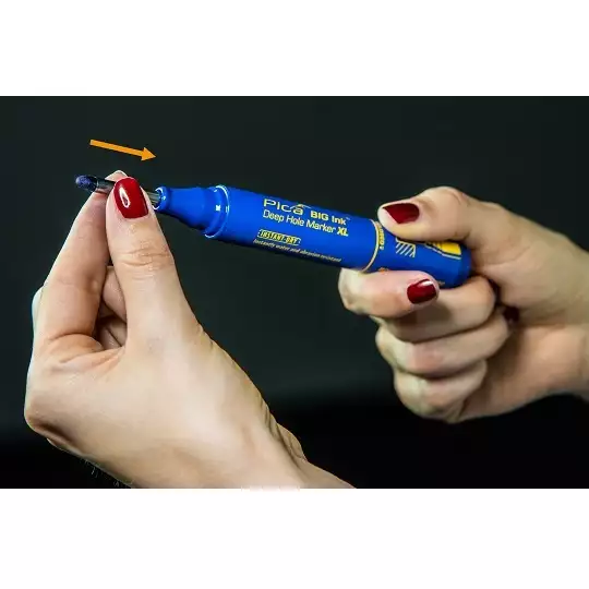 marker czarny XL do głębokich otworów 2mm, BIG Ink Pica [170/46]