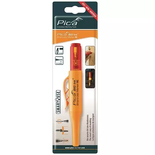 marker czerwony XL do głębokich otworów 2mm, BIG Ink Pica [170/40]