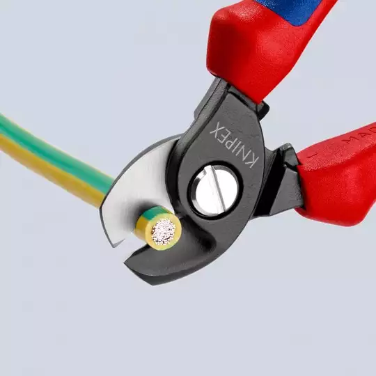 nożyce do cięcia kabli 165mm Knipex [95 12 165] rękojeści dwukomponentowe