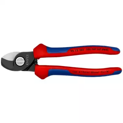 nożyce do cięcia kabli 165mm Knipex [95 12 165] rękojeści dwukomponentowe
