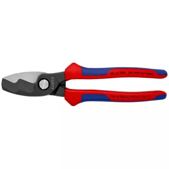 nożyce do cięcia kabli 200mm Knipex [95 12 200] rękojeści dwukomponentowe