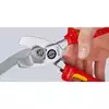 nożyce do cięcia kabli 200mm w izolacji VDE Knipex [95 16 200] rękojeści dwukomponentowe