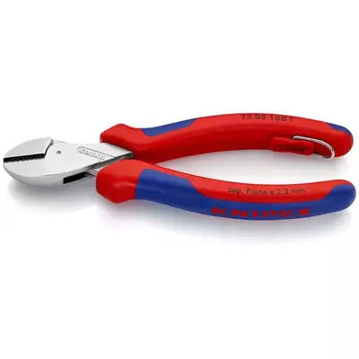obcinak boczny wzmocniony X-Cut, KNIPEX [73 05 160 T] z zaczepem do asekuracji