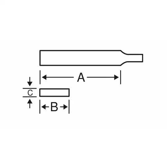 pilnik półokrągły, igiełkowy 160mm Bahco [2-313-16-0-0] bez uchwytu, zgrubny