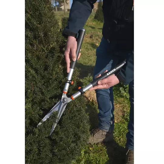 precyzyjne, lekkie nożyce do żywopłotu Bahco [P52-SL-20]