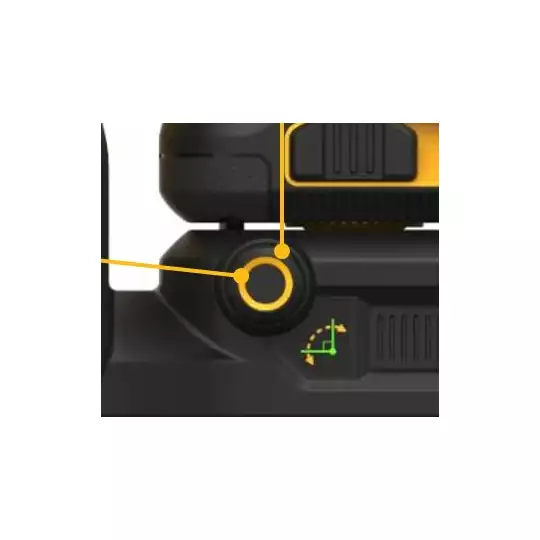 samopoziomujący laser krzyżowy z wiązką zieloną, 30m, DeWALT [DCE088D1G18-QW]