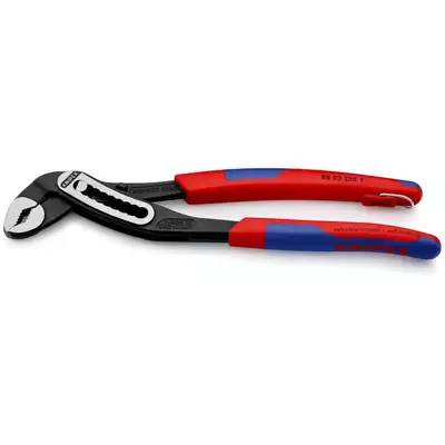 szczypce do rur Aligator 250mm Knipex [88 02 250 T] rękojeść dwukomponentowa z zaczepem do asekuracji
