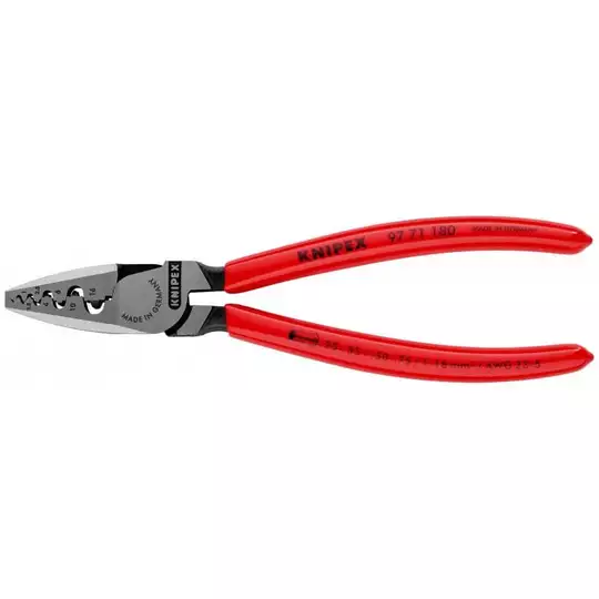 szczypce do zagniatania tulejek kablowych 180mm Knipex [97 71 180]
