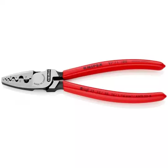 szczypce do zagniatania tulejek kablowych 180mm Knipex [97 71 180]