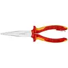 szczypce tnące półokrągłe 200mm w izolacji VDE do 1000V, Knipex [26 16 200 T] z zaczepem do asekuracji