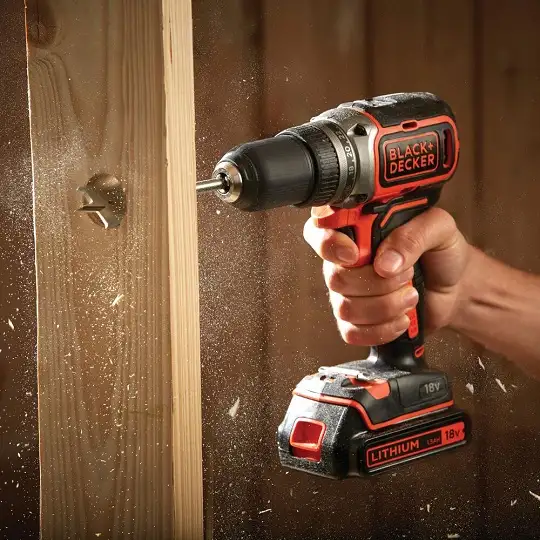 wiertarko-wkrętarka akumulatorowa 18V, Black+Decker [BL186KB-QW] 2x1,5Ah