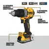 wiertarko-wkrętarka akumulatorowa 18V XR, DeWalt [DCD800E2T-QW] 2x1,7Ah, Li-Ion