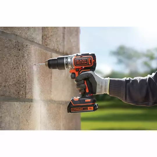 wiertarko-wkrętarka akumulatorowa Black+Decker [BL188KB-QW] 18V Li-Ion 2x1,5Ah