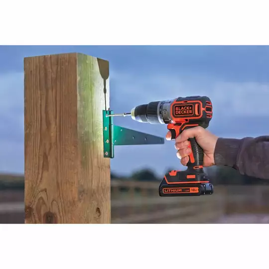 wiertarko-wkrętarka akumulatorowa Black+Decker [BL188KB-QW] 18V Li-Ion 2x1,5Ah