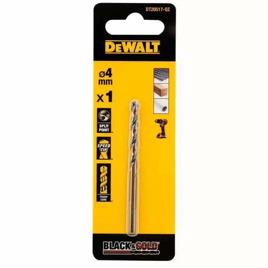wiertło do metalu 4.0mm, serii Black&amp;Gold 1szt. firmy DeWALT [DT20517-QZ]
