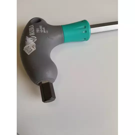wkrętak 6-kątny imbusowy 10mm z rękojeścią T Irazola - Bahco [751.100.200]