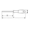 wkrętak do śrub z gniazdem płaskim, rozmiar 0.6x3.5x75mm FACOM EXPERT [E164983] (1)