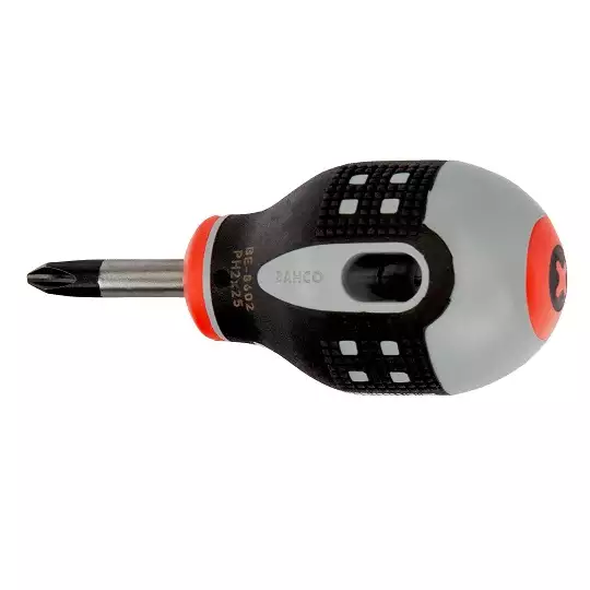 wkrętak krótki do śrub Philips PH1, ERGO, Bahco [BE-8601]