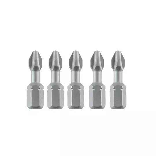 zestaw 5 szt. końcówek 1/4" TORSION do wkrętów Philips, rozmiar PH2/25mm, DeWalt [DT7232-QZ]