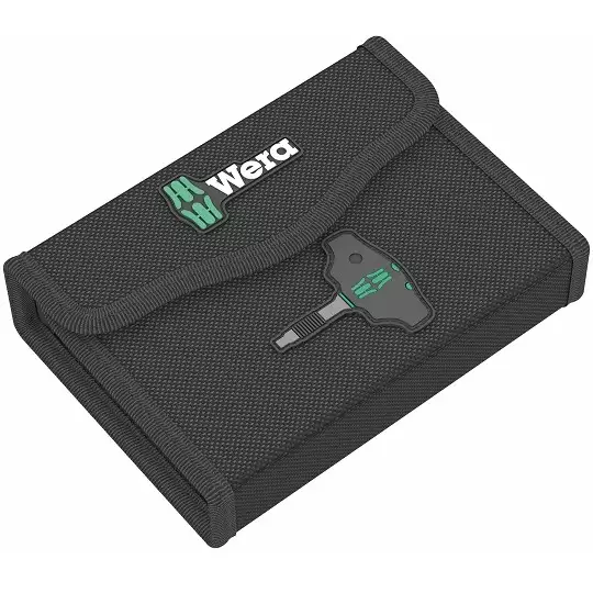 zestaw 8szt. kluczy nasadowych 1/4" z rękojeścią typu T z funkcją grzechotki, Kraftform Kompakt 400 RA, Set 2 WERA [05023470001] 2go
