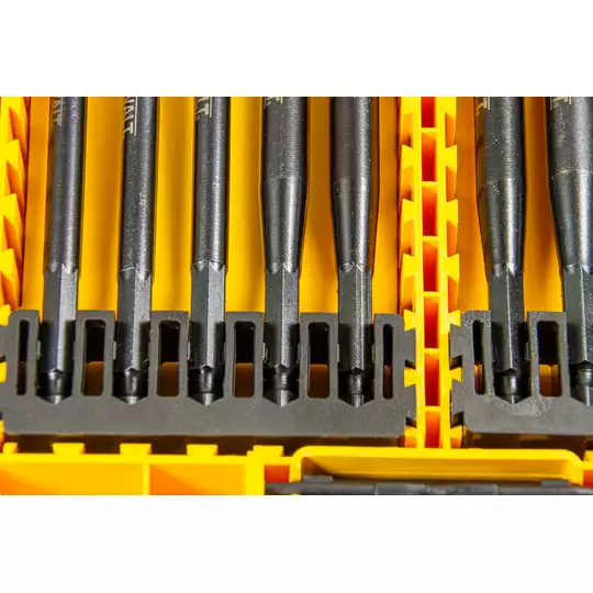 zestaw 9 szt. wierteł do drewna EXTREME, Medium Tough Case, DeWALT [DT70751]
