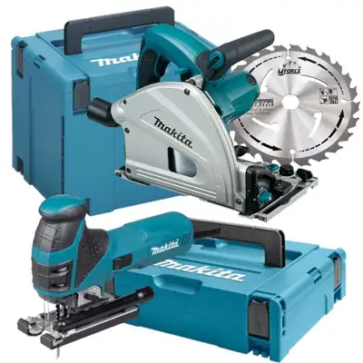 zestaw Combo elektronarzędzi: SP6000 + 4351FCTJ + A-89632, Makita [MEU029J] 2 walizki MAKPAC