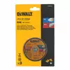 3 tarcze korundowe do cięcia, 76mm o grubości 1,6mm DeWALT [DT20592-QZ] metal, inox