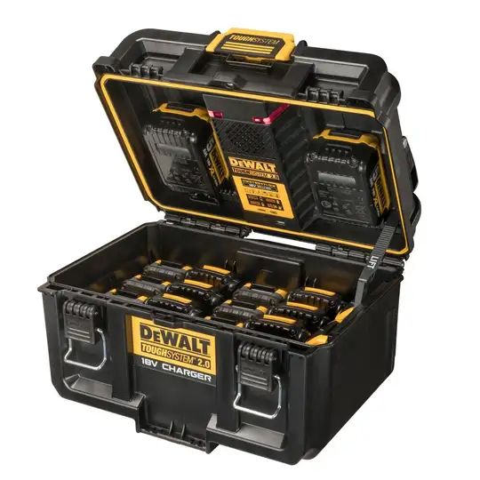 Ładowarka dwugniazdowa do akumulatorów 18/54V DeWalt [DWST83471-QW] skrzynia ToughSystem 2.0