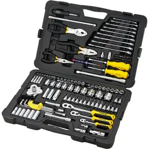 Zestaw 125 szt. narzędzi ręcznych dla mechanika, 1/4", 3/8" i 1/2" w walizce, Stanley [STMT74393-8]