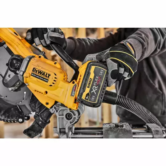 akumulatorowa pilarka tarczowa/ukośnica 305mm, 54V Li-Ion 2x9,0Ah, DeWALT [DCS781X2-QW]